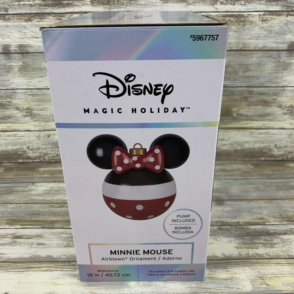 Minnie Mouse‎ Christmas Ornament Airblown 18